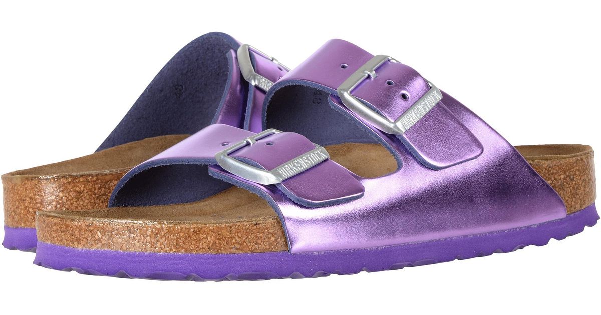 birkenstock violet metallic